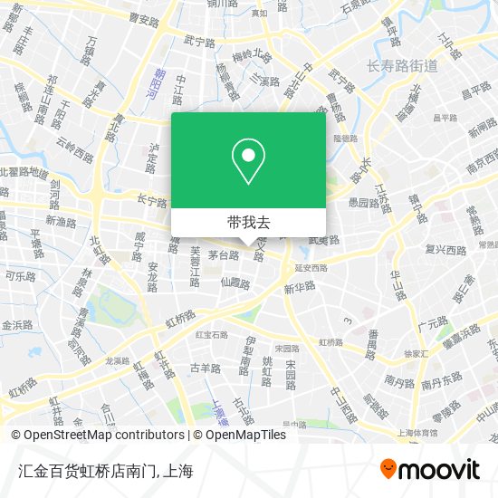 汇金百货虹桥店南门地图