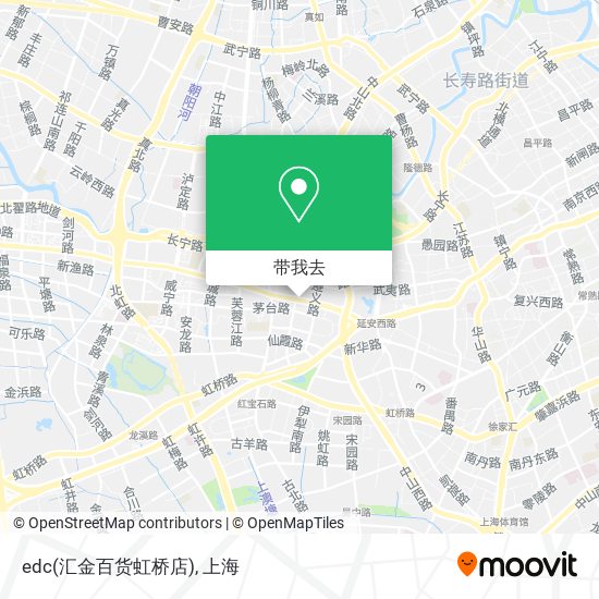 edc(汇金百货虹桥店)地图