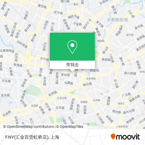 F.NY(汇金百货虹桥店)地图