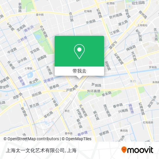 上海太一文化艺术有限公司地图