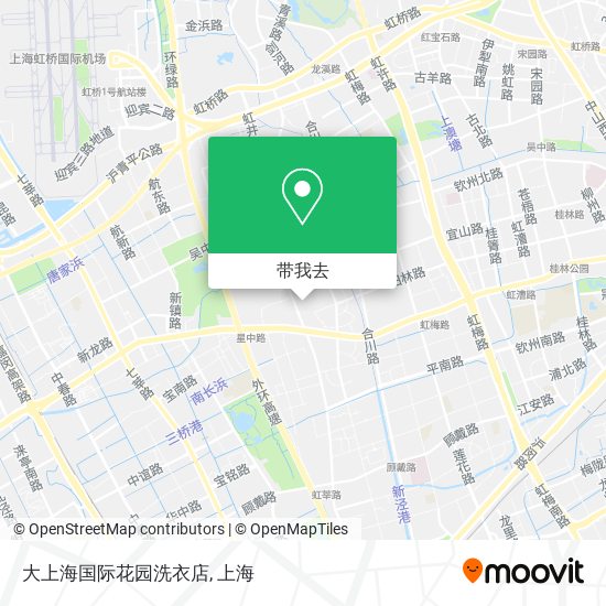 大上海国际花园洗衣店地图