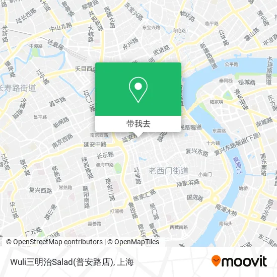Wuli三明治Salad(普安路店)地图