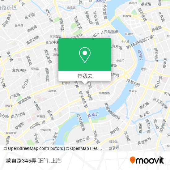 蒙自路345弄-正门地图