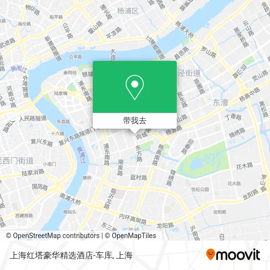 上海红塔豪华精选酒店-车库地图