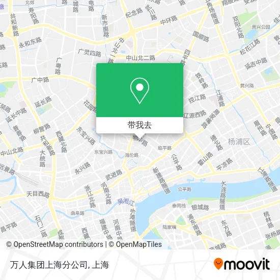 万人集团上海分公司地图
