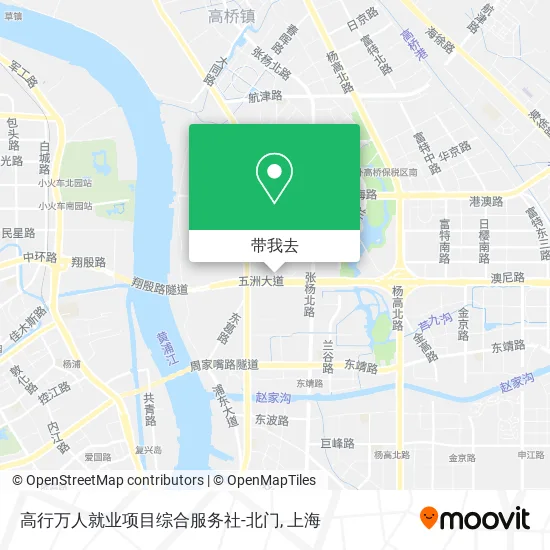 高行万人就业项目综合服务社-北门地图