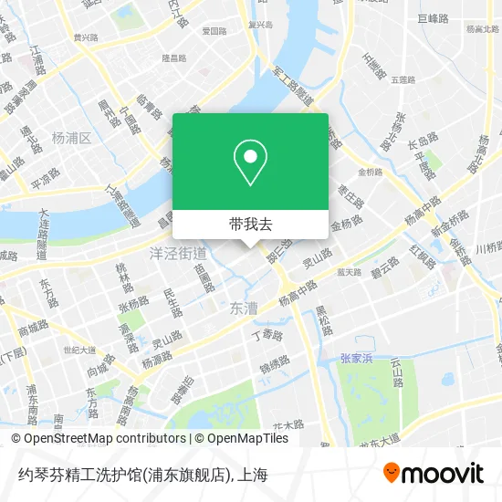 约琴芬精工洗护馆(浦东旗舰店)地图