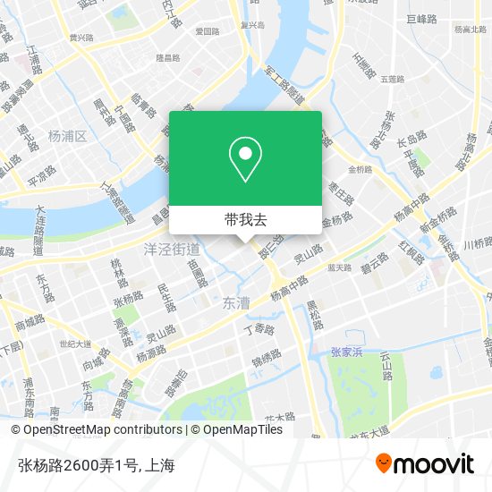 张杨路2600弄1号地图