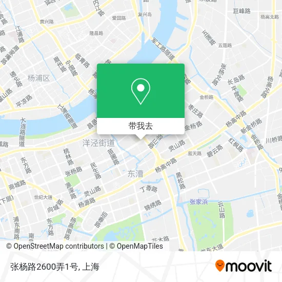张杨路2600弄1号地图