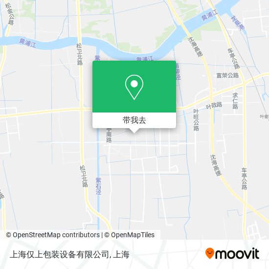 上海仅上包装设备有限公司地图