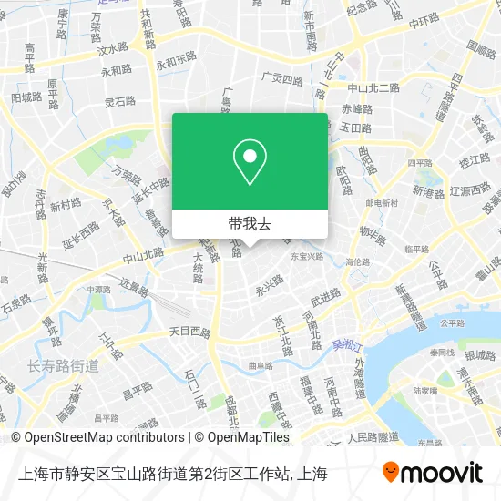 上海市静安区宝山路街道第2街区工作站地图