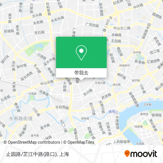 止园路/芷江中路(路口)地图