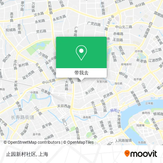 止园新村社区地图