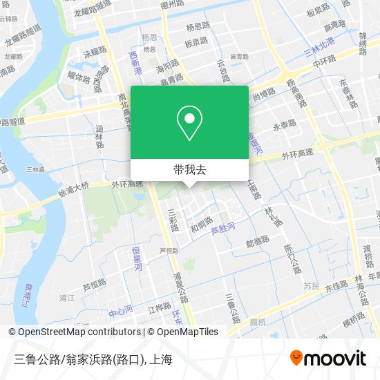 三鲁公路/翁家浜路(路口)地图