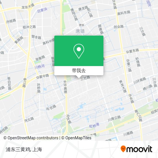 浦东三黄鸡地图