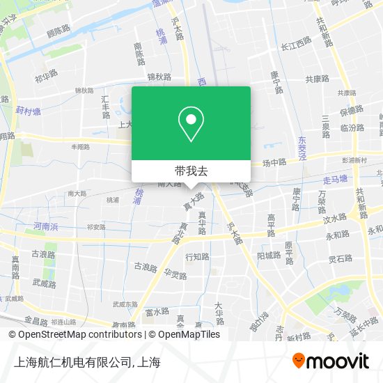 上海航仁机电有限公司地图