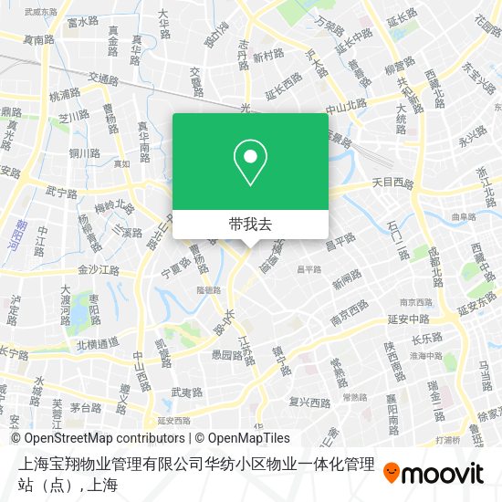 上海宝翔物业管理有限公司华纺小区物业一体化管理站（点）地图