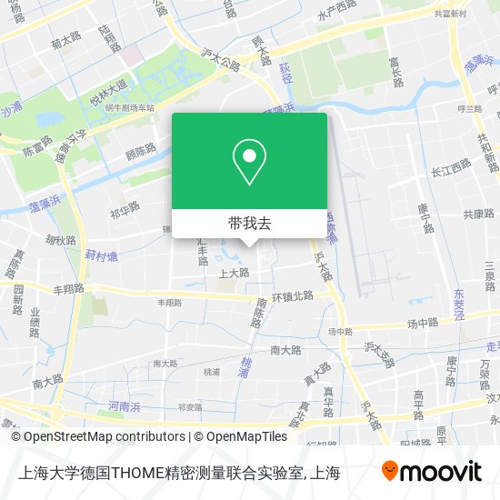 上海大学德国THOME精密测量联合实验室地图