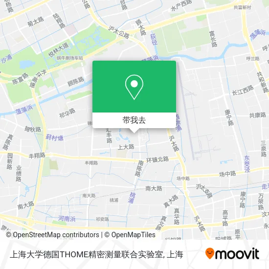 上海大学德国THOME精密测量联合实验室地图