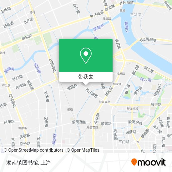 淞南镇图书馆地图