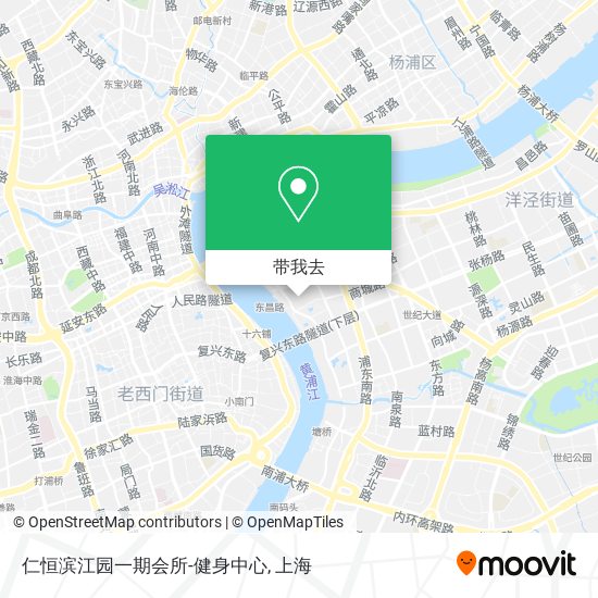 仁恒滨江园一期会所-健身中心地图