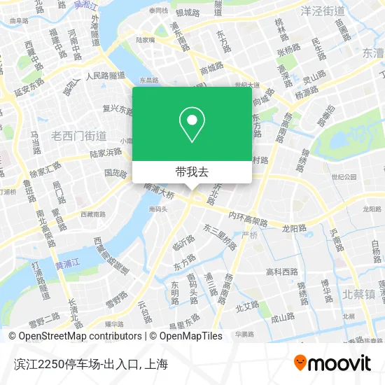 滨江2250停车场-出入口地图