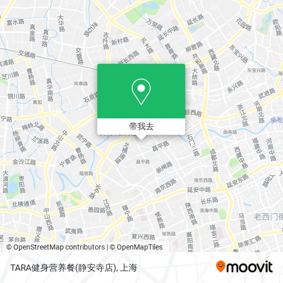 TARA健身营养餐(静安寺店)地图