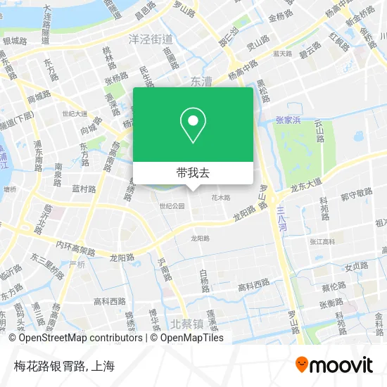梅花路银霄路地图