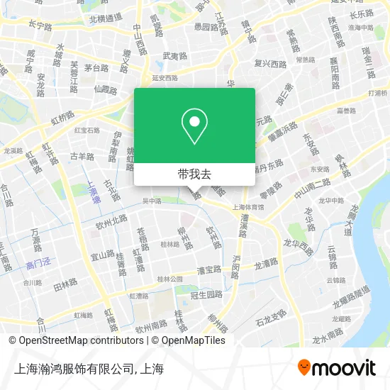 上海瀚鸿服饰有限公司地图