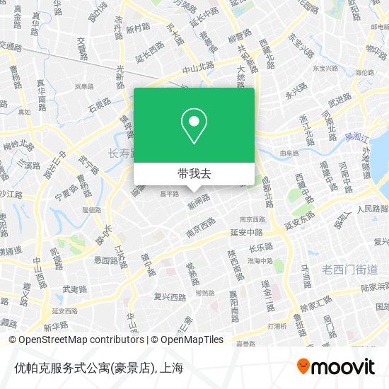 优帕克服务式公寓(豪景店)地图
