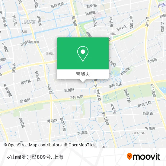 罗山绿洲别墅809号地图