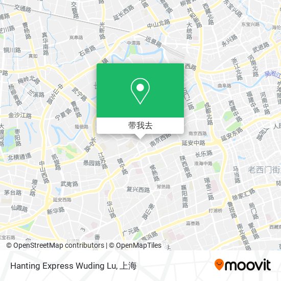 Hanting Express Wuding Lu地图