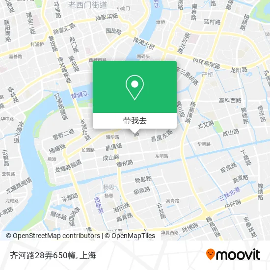 齐河路28弄650幢地图