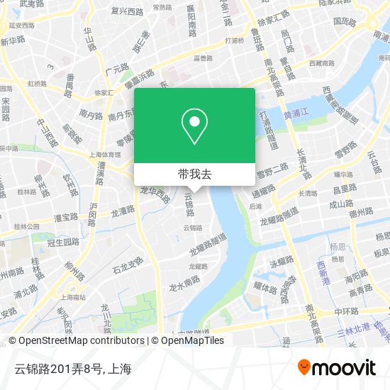 云锦路201弄8号地图