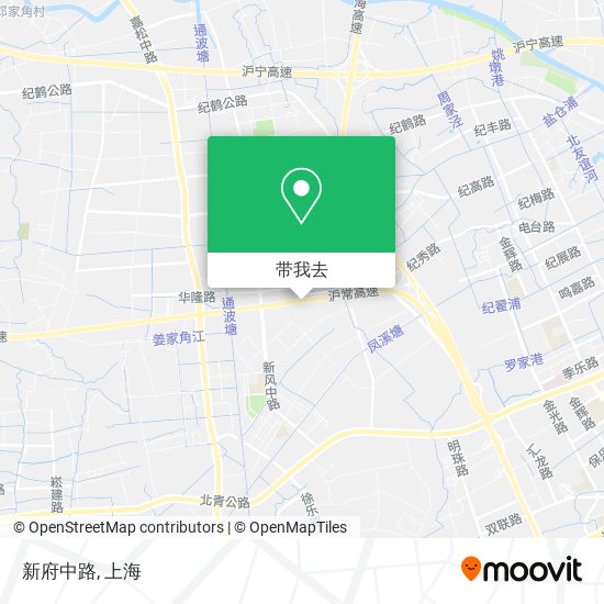 新府中路地图