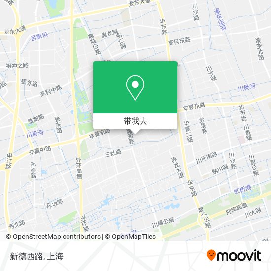 新德西路地图