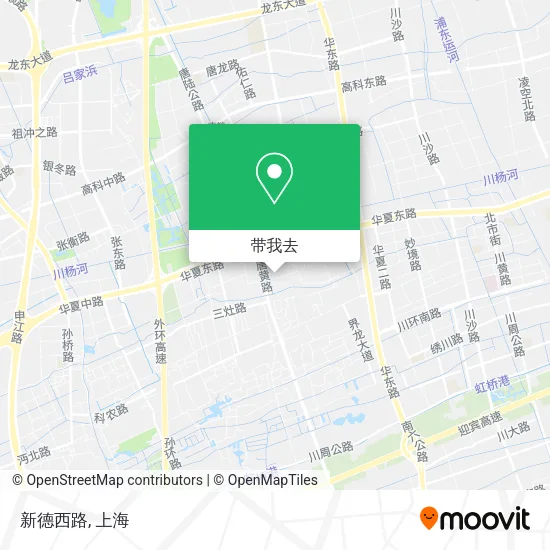 新德西路地图