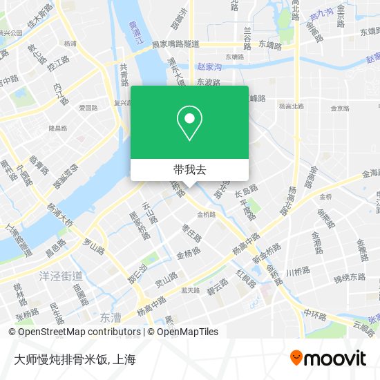 大师慢炖排骨米饭地图
