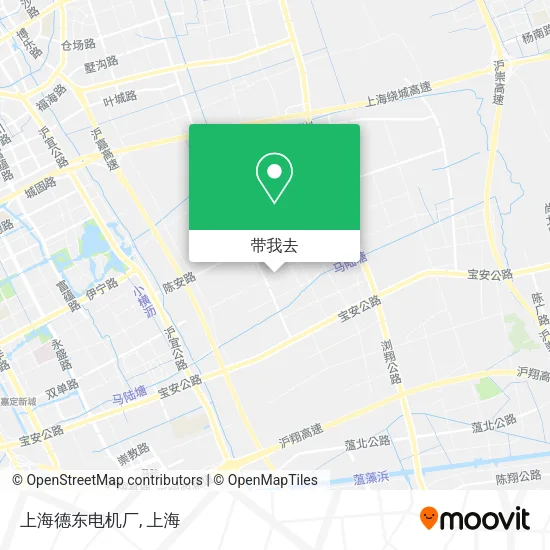 上海德东电机厂地图
