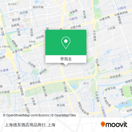 上海德东酒店用品商行地图