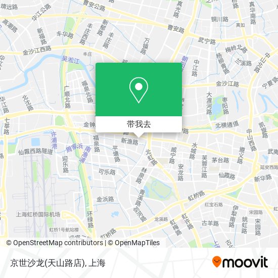 京世沙龙(天山路店)地图