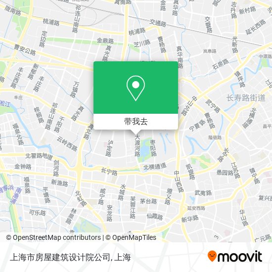 上海市房屋建筑设计院公司地图