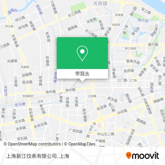 上海新江仪表有限公司地图
