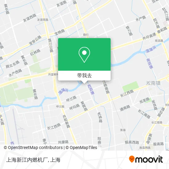 上海新江内燃机厂地图