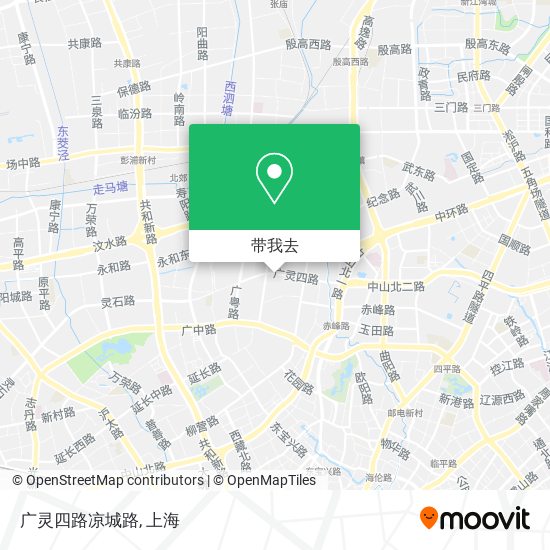 广灵四路凉城路地图