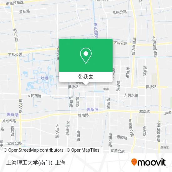 上海理工大学(南门)地图