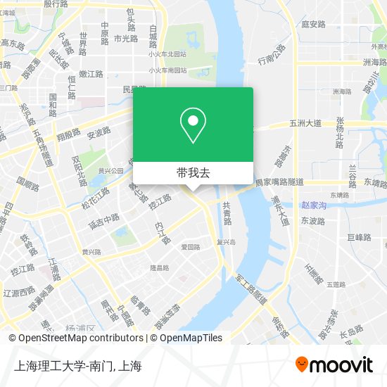 上海理工大学-南门地图