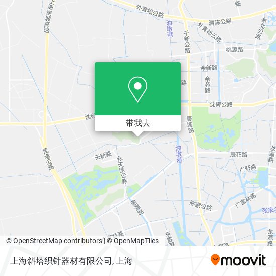 上海斜塔织针器材有限公司地图