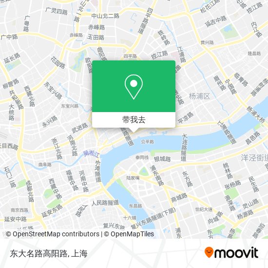 东大名路高阳路地图