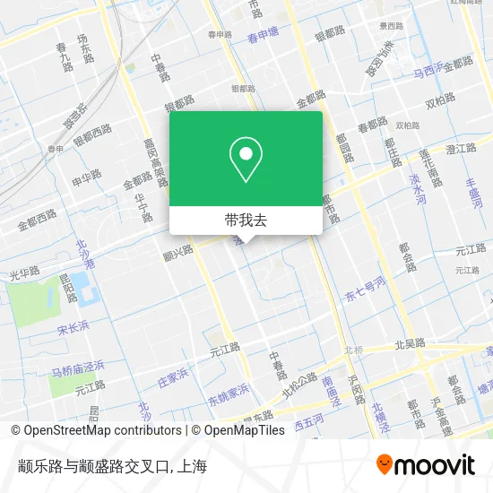 颛乐路与颛盛路交叉口地图